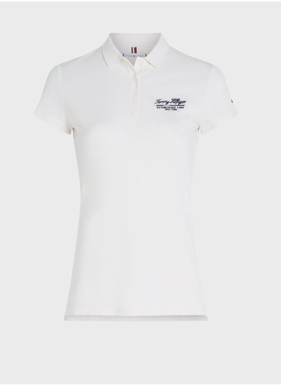 Buy Logo Polo Neck T-Shirt in Saudi Arabia