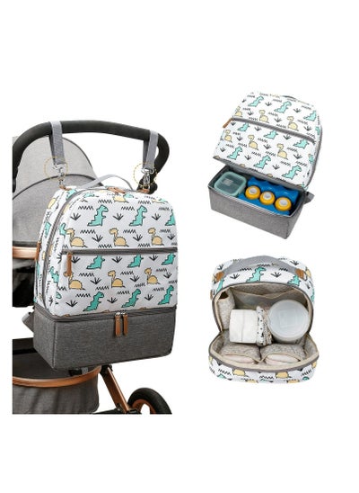 Buy Baby Diaper Bag Backpack For Mom Dad, Large Travel Diaper Tote Baby Bag,Multifunctional High Quality Waterproof Large Capacity Outdoor Travel Diaper Backpack With Thermo Insulated Pocket in Saudi Arabia