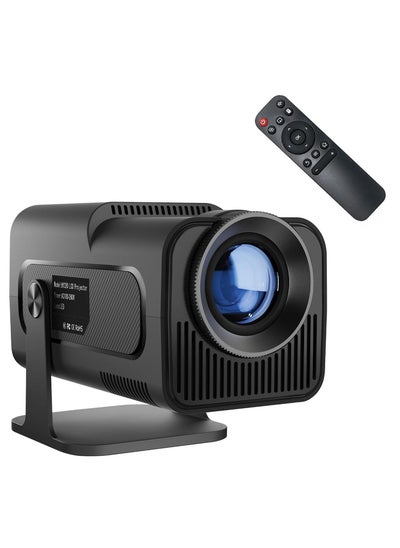 Buy HY320 Mini 4K Smart Projector, 10000 Lumens, Auto Keystone, WiFi 6 & BT 5.0, Android 11, Portable Home Theater, UK Plug in UAE