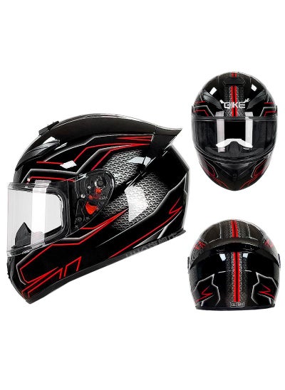 Buy Full Face Motorbike Helmet Motorcycle Adult Rider Biker Sports Crash Helmet in Saudi Arabia