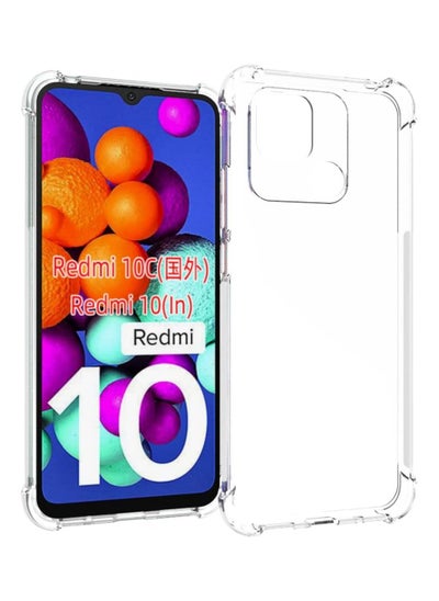 Buy Case for Xiaomi Redmi 10C / POCO C40 Crystal Clear Ultra Slim Anti Scratch Shockproof Protective TPU Back Cover in Saudi Arabia