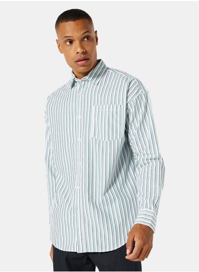 Buy Stripe Classic Collared Shirt in UAE