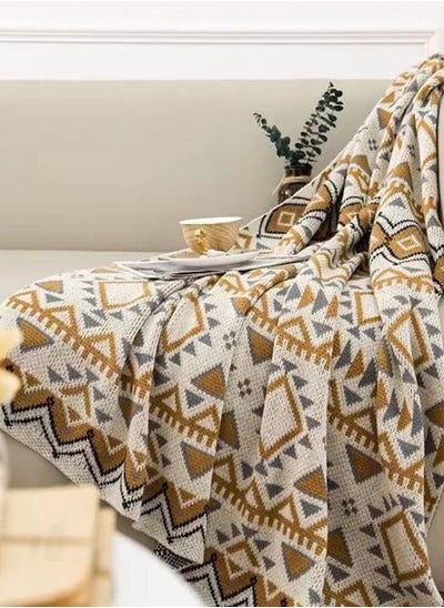 اشتري Blanket Luxury Soft Breathable Skin-Friendly - Perfect Textured Blanket Layer for Couch Bed Sofa 130*170cm في الامارات