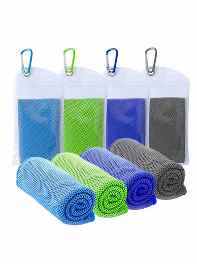 اشتري 4 Pack Cooling Towel Workout في الامارات