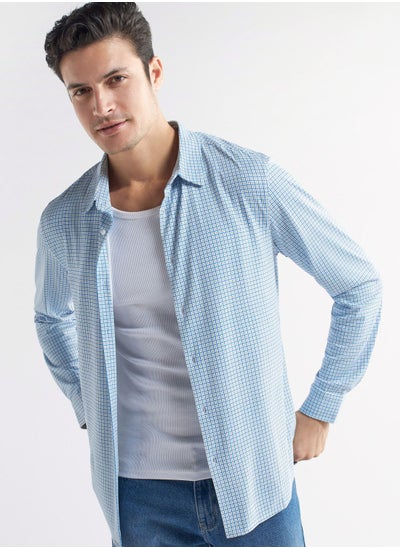 Buy Checked Regular Fit Shirt in Saudi Arabia