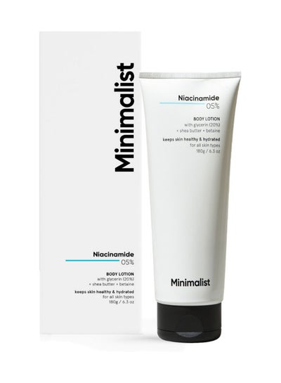 Buy Minimalist Niacinamide 5% Body Lotion | Repairs Skin Barrier | Nourishes With Shea Butter | For Men & women in UAE