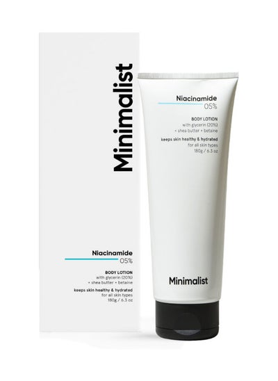 Buy Minimalist Niacinamide 5% Body Lotion | Repairs Skin Barrier | Nourishes With Shea Butter | For Men & women in Saudi Arabia