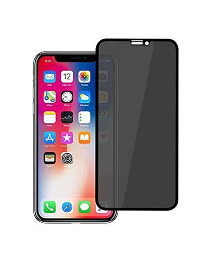 اشتري Privacy Glass Screen Protector Compatible with iPhone 11 / XR Tempered Glass 9H Hardness Edge to Edge Full Protection في مصر