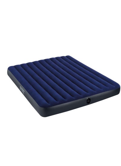 اشتري Classic Downy Airbed Household Single/Double Inflatable Mattress Thickening Outdoor Camping Air Mattress Bed 183×203×22cm في السعودية