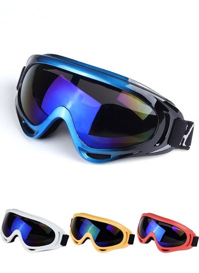 Buy Outdoor Sports Goggles,Cycling Motorcycle Ski Goggles,X400 UV Protection Sandproof Glasses Windproof Dust-proof Anti-fog Tactical Glasses Outdoor Sport for Kids and Adult in Saudi Arabia