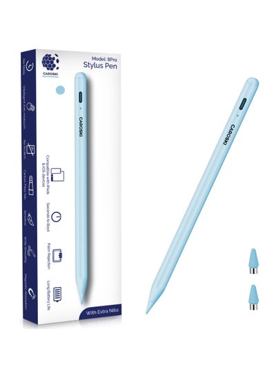 Buy Stylus Pen for iPad - Apple Pencil with Palm Rejection Tilt Sensitive and Fast Charger - Magnetic Attachment Long Battery Life - Compatible with iPad Screen 2018 and above in UAE