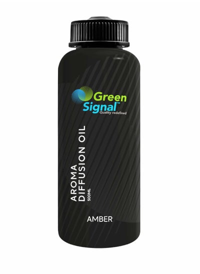 Buy Green Signal Diffuser Aroma Oil - Amber (500ml) in UAE