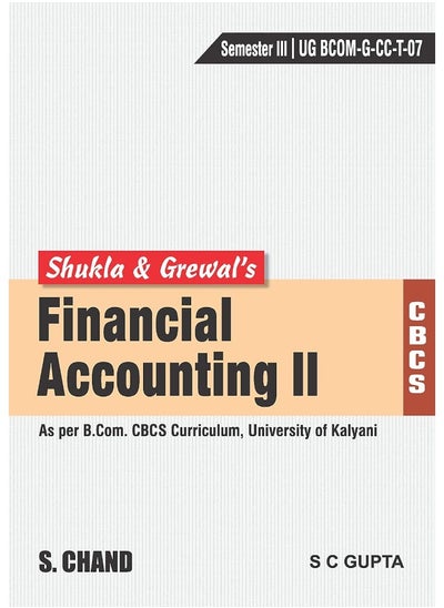 اشتري Financial Accounting II [CBCS KYI] في الامارات