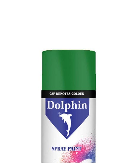 اشتري Spray Paint Dolphin Fresh Green Color Diy Home Industrial Garage Automobiles Use 400 ml Fast Drying All Weather Resistance في الامارات