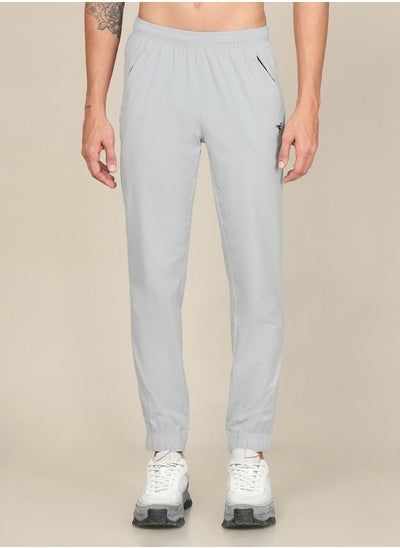 Buy Solid Woven Trackpant with Cuff in Saudi Arabia