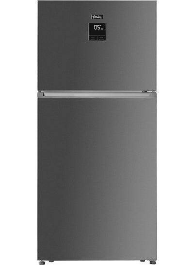 Buy Terim 600 Liters Top Mount Refrigerator with No Frost Technology Multi Airflow Design & Chill Zone Stainless Steel Finish TERR600SST in UAE