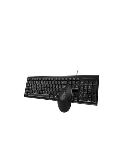 اشتري keybord PC Set Kit Desktop Computer Office Wired Slim Mouse Keyboards And Mice في الامارات