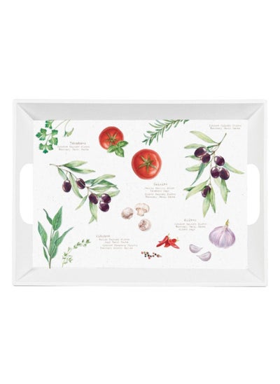 اشتري Home-Kitchen Tray, Multicolour – 51x38 cm في الامارات