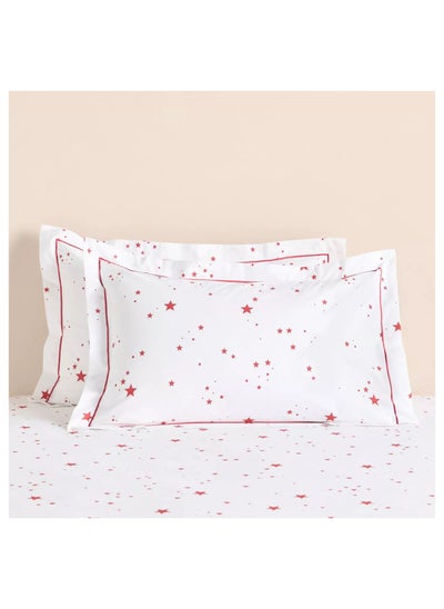 Buy Eco Snuggle Organic Cotton 200 Thread Count 2-Piece Pillowcase Set - 50x75 cm in Saudi Arabia