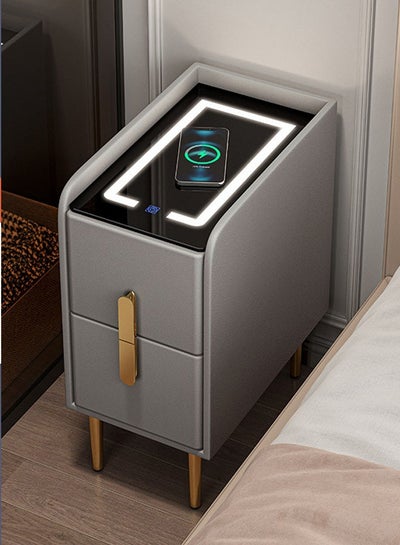 Buy Smart bedside Multifunctional wireless Charging Side Table for bedroom in UAE