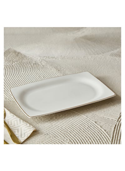 Buy Peace Square Platter 33 x 2.2 x 33 cm in UAE