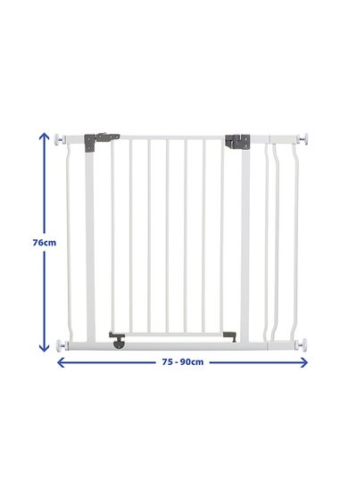 اشتري Ava And Liberty Baby Safety Gate Extension - 9cm x 76cm  - White في الامارات