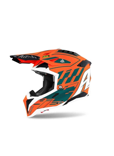 اشتري Airoh Aviator 3 Rampage Carbon Motocross Helmet في الامارات