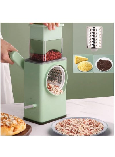 Buy Multi-Function Rotary Grater Vegetable Cutter multicolour in Saudi Arabia