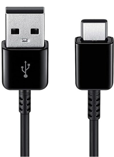 Buy Genuine Samsung USB-A to USB-C Charge and Sync Cable – 1.5m Fast Charging Cable for Phones and Tablets (Black) in UAE