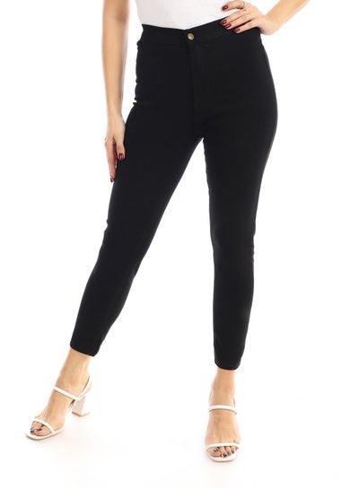 Buy Black high waisted black pants for women in Egypt