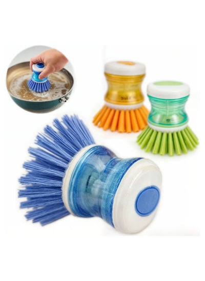 Buy Multifunctional dish brush with built-in liquid soap dispenser in Egypt