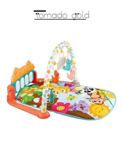 Buy Baby Pedal Piano Activity Gym Play Mat With Music Light in Saudi Arabia