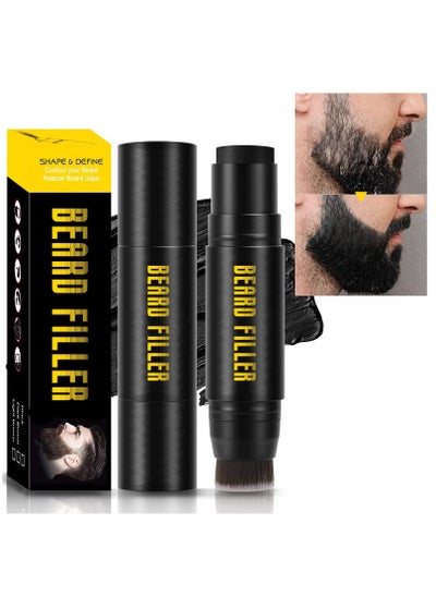 Buy Beard Pen Filler,Beard Filling Stick and Brush 2 in 1 for Men,Waterproof&Long Lasting Natural Looking Beard,Moustache and Hair Makeup,Effective Enhance Facial in UAE