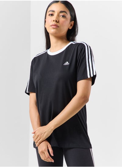 اشتري Essentials 3-Stripes T-Shirt في الامارات