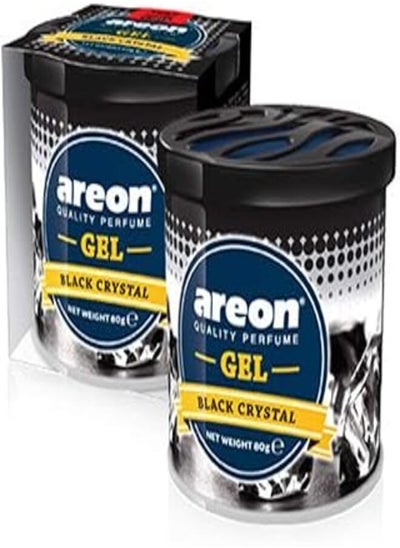 Buy AREON Gel Can Car Scent - Black Crystal, Pack of 1, GCK12 in Egypt