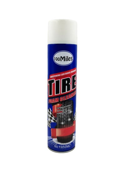 Buy 650ml Advanced Formula Tire Foam Cleaner Comprehensive Tire Care Cleaner in Saudi Arabia