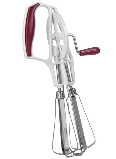 اشتري Steel Mechanical Whisk Stainless Steel-Multicolored في الامارات