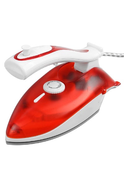 Buy Portable Electric Iron 800W Steam Iron 5 Temperature Levels Foldable Handle Suitable for Home and Travel in Saudi Arabia
