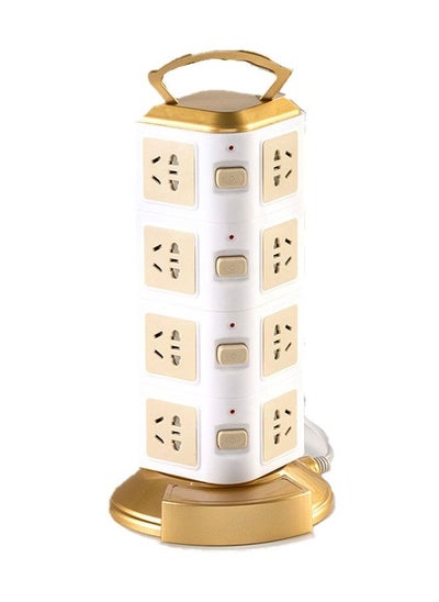 اشتري Vertical Tower Power Strip Universal with Charging Multi Plugs,USB Ports Electric Charging Station(British system) في السعودية