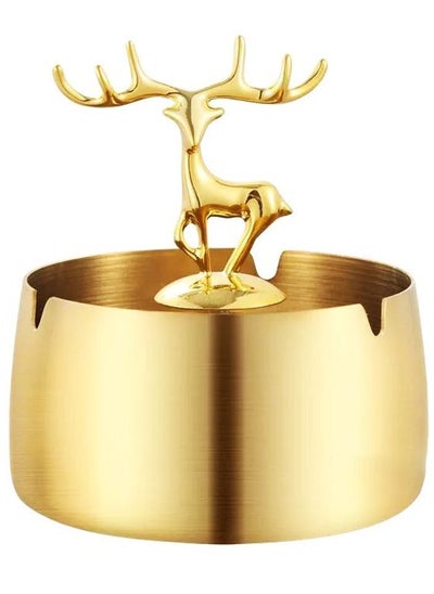 Buy Stainless steel Golden Deer ashtray in Egypt