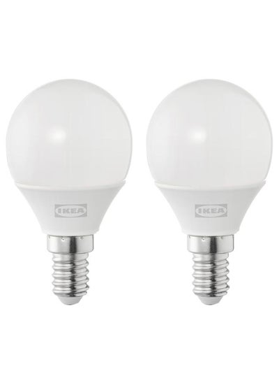 Buy Led Bulb E14 250 Lumen Globe Opal White in Saudi Arabia