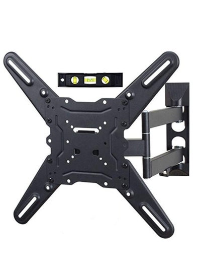 Buy TV LCD Monitor Wall Mount Full Motion Swing Out Tilt Swivel Articulating Arm Angle Adjustable for Flat Screen TVs 32 to 55 Inch in UAE