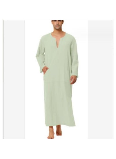 Buy Simple Long Men's Robe Men in Saudi Arabia