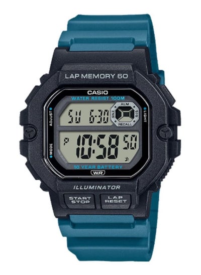 اشتري Water Resistant Digital Wrist Watch WS-1400H-3AVDF - 44 mm - Blue في الامارات