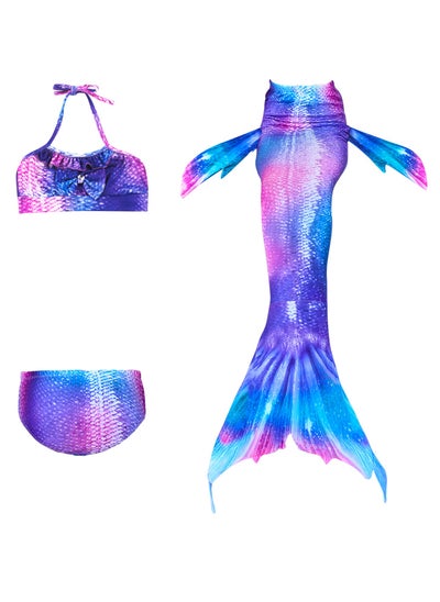 اشتري Children's Mermaid Swimsuit Bikini في الامارات