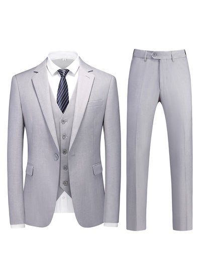 اشتري New Comfortable And Slim Fitting Men's Suit Set في الامارات