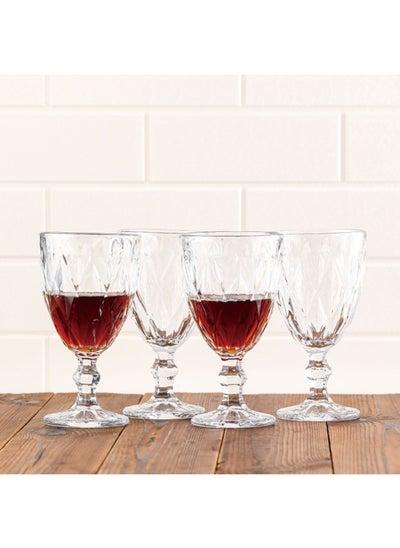 Buy Minetta 4-Piece Wine Glass Set 320ml in UAE