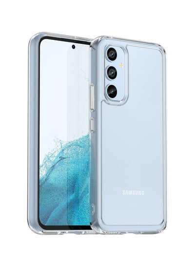 Buy Anti-Scratch Shockproof Series Clear Hard Acrylic and TPU Bumper Protective Cover Case for Samsung Galaxy A54 5G - Clear in Saudi Arabia