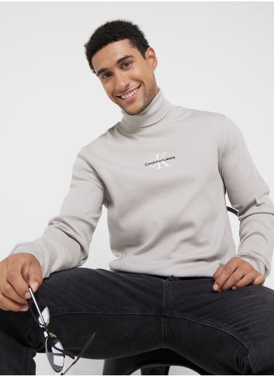 اشتري Logo Roll Neck T-Shirt في السعودية