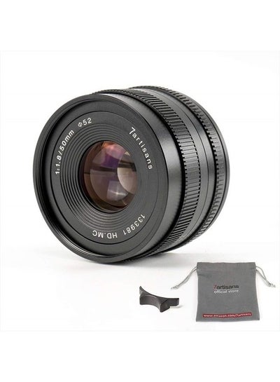 Buy 50mm F1.8 APS-C Manual Fixed Lens for Fuji Cameras X-A1 X-A10 X-A2,X-A3 X-at X-M1 XM2 X-T1 X-T10 X-T2 X-T20 X-Pro1 X-Pro2 X-E1 X-E2 X-E2s-Black in UAE
